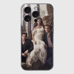 Чехол для iPhone 16 Pro силиконовый с защитой камеры Дневники вампира 9