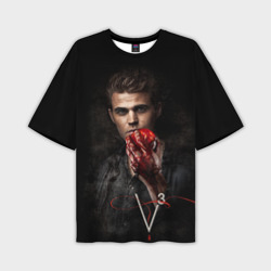 Мужская футболка oversize 3D Дневники вампира 10