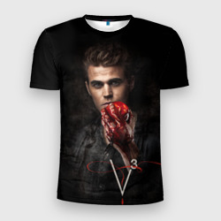Мужская футболка 3D Slim Дневники вампира 10
