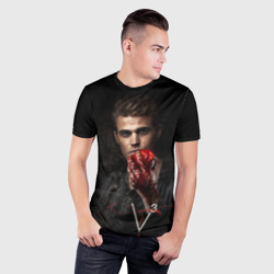 Мужская футболка 3D Slim Дневники вампира 10 - фото 2
