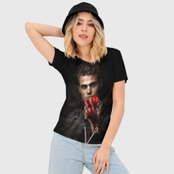 Женская футболка 3D Slim Дневники вампира 10 - фото 2
