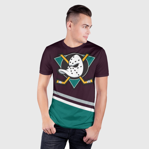 Мужская футболка 3D Slim Anaheim Ducks - фото 3