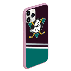 Чехол для iPhone 11 Pro Max матовый Anaheim Ducks - фото 2