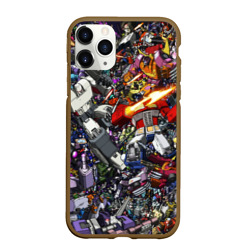 Чехол для iPhone 11 Pro Max матовый Transformer Art