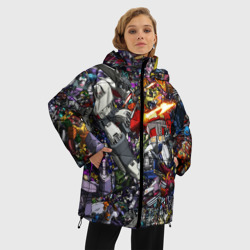 Женская зимняя куртка Oversize Transformer Art - фото 2