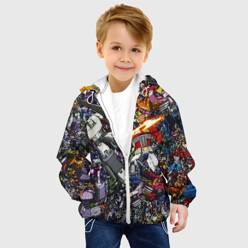 Детская куртка 3D Transformer Art, цвет белый - фото 3
