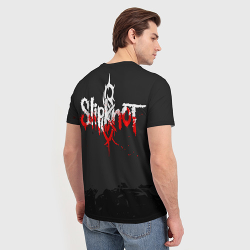 Мужская футболка 3D Slipknot N3 Chris Fehn - фото 4