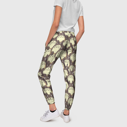 Женские брюки 3D Тоторо паттерн, цвет 3D печать - фото 4