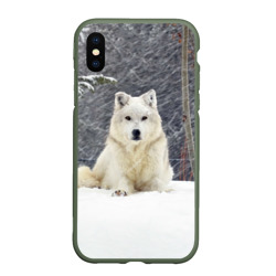 Чехол для iPhone XS Max матовый Snow