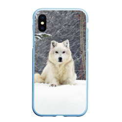 Чехол для iPhone XS Max матовый Snow