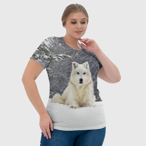Женская футболка 3D с принтом Snow, фото #4