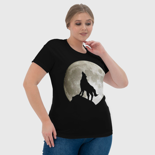 Женская футболка 3D Moon, цвет 3D печать - фото 6