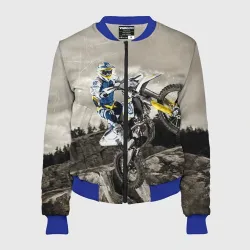 Женский бомбер 3D Husqvarna