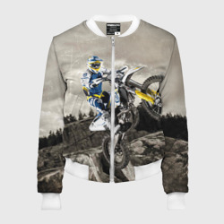 Женский бомбер 3D Husqvarna