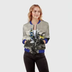 Женский бомбер 3D Husqvarna - фото 2