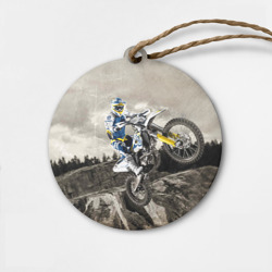 Деревянная игрушка круг Husqvarna