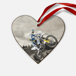 Деревянная игрушка Сердце Husqvarna