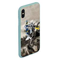 Чехол для iPhone XS Max матовый Husqvarna - фото 2