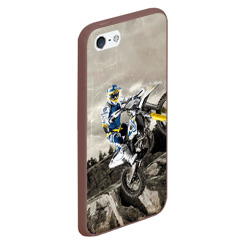 Чехол для iPhone 5/5S матовый Husqvarna - фото 2