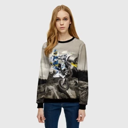 Женский свитшот 3D Husqvarna - фото 2