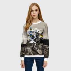 Женский свитшот 3D Husqvarna - фото 2