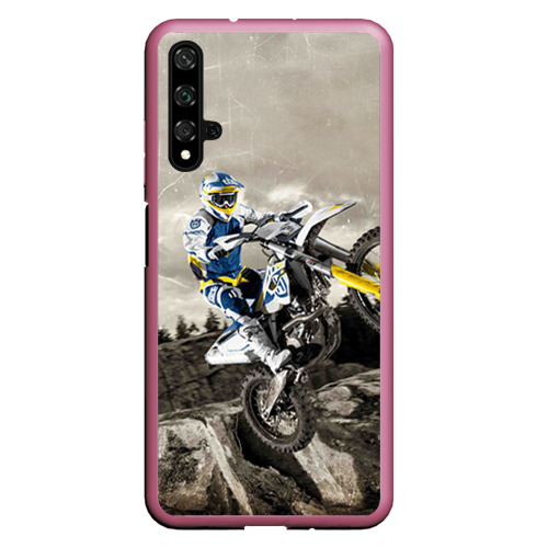 Чехол для Honor 20 Husqvarna, цвет малиновый