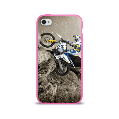 Чехол для Apple iPhone 4/4S силиконовый глянцевый husqvarna Фото 01 Чехол для Apple iPhone 4/4S силиконовый глянцевый husqvarna Фото 01