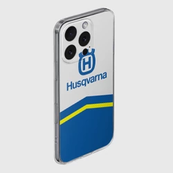 Чехол для iPhone 16 Pro Max силиконовый с защитой камеры Husqvarna - фото 2