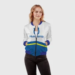 Женский бомбер 3D Husqvarna - фото 2