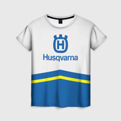 Женская футболка 3D Husqvarna