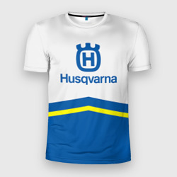 Мужская футболка 3D Slim Husqvarna