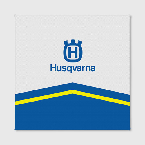 Холст квадратный Husqvarna, цвет 3D печать - фото 2