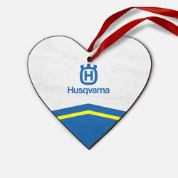 Деревянная игрушка Сердце Husqvarna