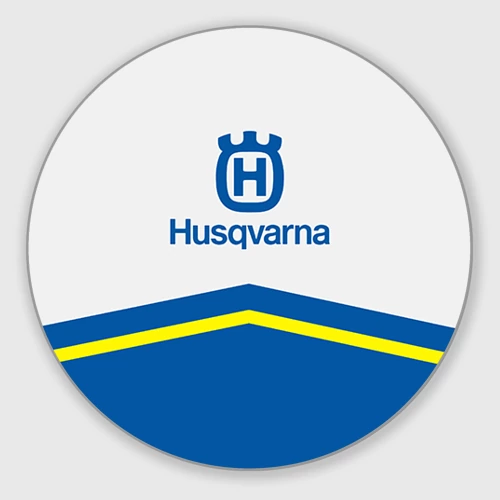 Круглый коврик для мышки Husqvarna