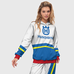 Женский костюм с толстовкой 3D Husqvarna - фото 2