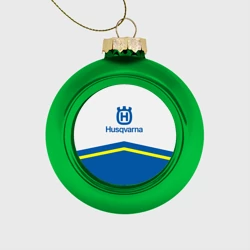 Ёлочный шар стеклянный/пластиковый Husqvarna
