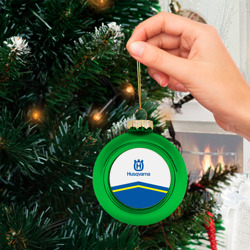 Ёлочный шар стеклянный/пластиковый Husqvarna - фото 2