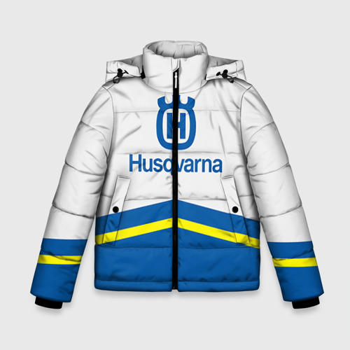 Зимняя куртка для мальчиков 3D Husqvarna, цвет черный