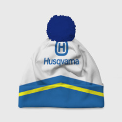 Шапка 3D c помпоном Husqvarna