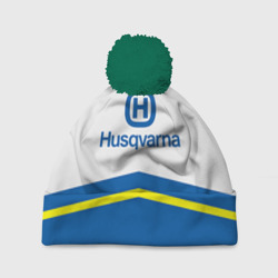 Шапка 3D c помпоном Husqvarna