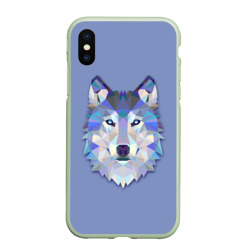 Чехол для iPhone XS Max матовый Волк