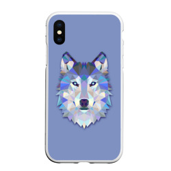 Чехол для iPhone XS Max матовый Волк