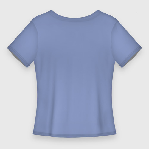 Женская футболка 3D Slim Волк, цвет 3D печать - фото 2