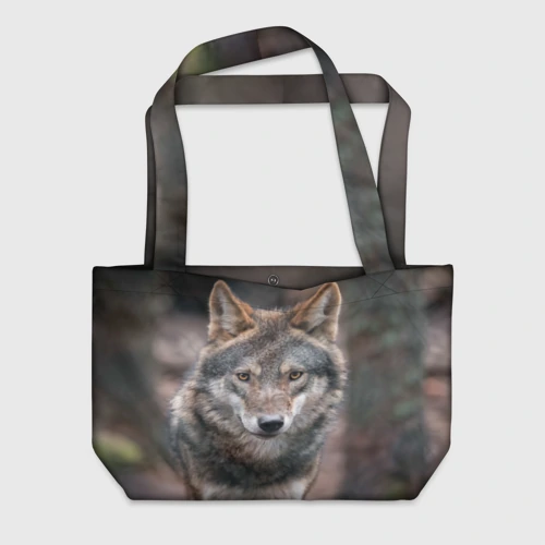 Пляжная сумка 3D Wolf