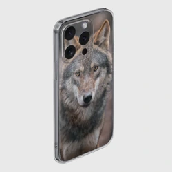 Чехол для iPhone 15 Pro Max силиконовый с защитой камеры Wolf - фото 2