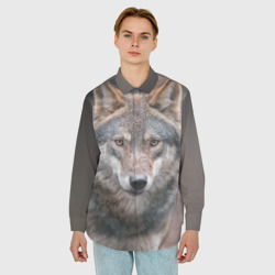 Мужская рубашка oversize 3D Wolf - фото 2