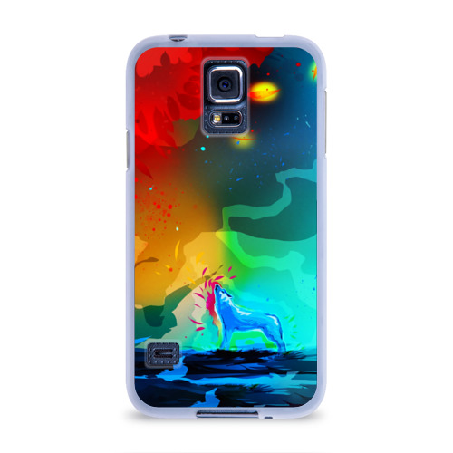 Чехол для Samsung Galaxy S5 силиконовый Wolf Фото 01 Чехол для Samsung Galaxy S5 силиконовый Wolf Фото 01