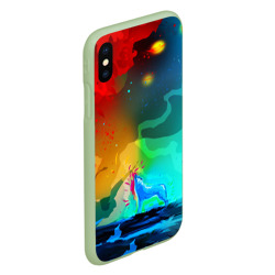 Чехол для iPhone XS Max матовый Wolf - фото 2