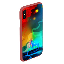 Чехол для iPhone XS Max матовый Wolf - фото 2