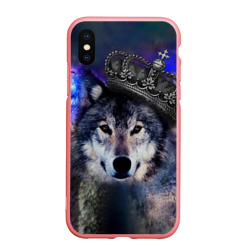 Чехол для iPhone XS Max матовый King Wolf